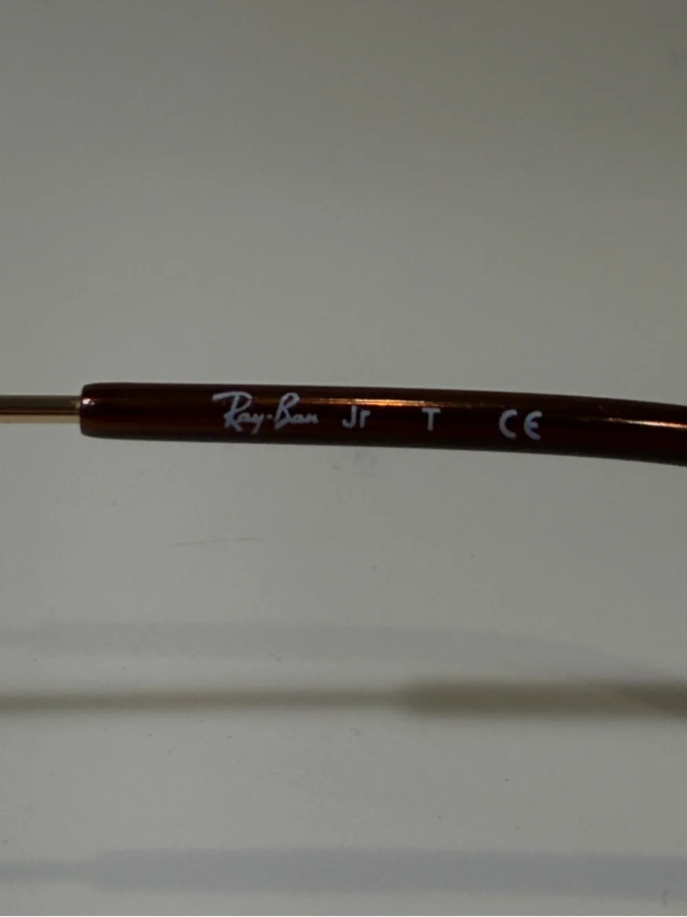 Ray-Ban KIDS Gold Frame Brown Lens Aviator Sunglasses - Classic Pilot Style